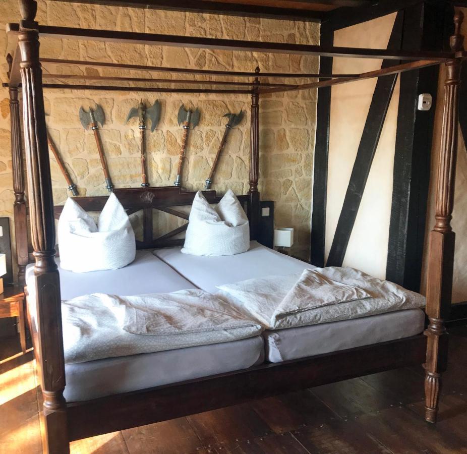 Ferienwohnung Wachstube Mit 3 Schlafraeumen Im Rittergut Leppersdorf Wachau 외부 사진
