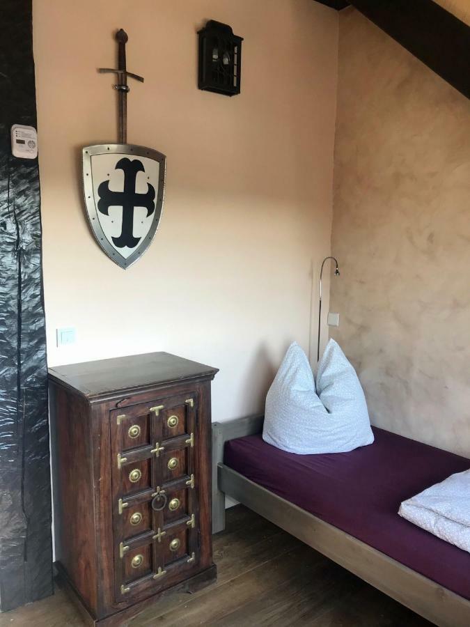 Ferienwohnung Wachstube Mit 3 Schlafraeumen Im Rittergut Leppersdorf Wachau 외부 사진