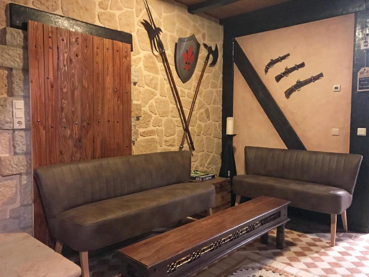 Ferienwohnung Wachstube Mit 3 Schlafraeumen Im Rittergut Leppersdorf Wachau 외부 사진
